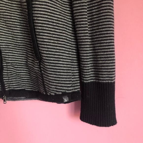 Eddie Bauer Striped Zip-Up Sweater - Picture 2 of 8